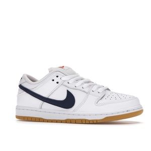 Nike SB Dunk Low (Orange Label White Navy)